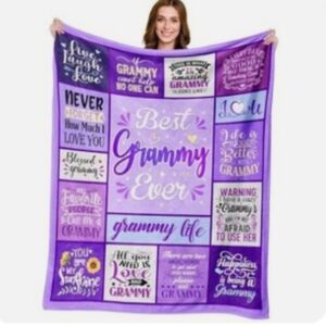 Purple 'Best Grammy Ever' Blanket